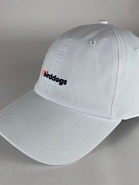 Birddogs Unisex White Relaxed Fit Strapback Adjustable Hat